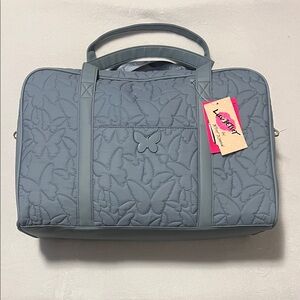 Beautiful blue Quilted Butterfly betsy Johnson